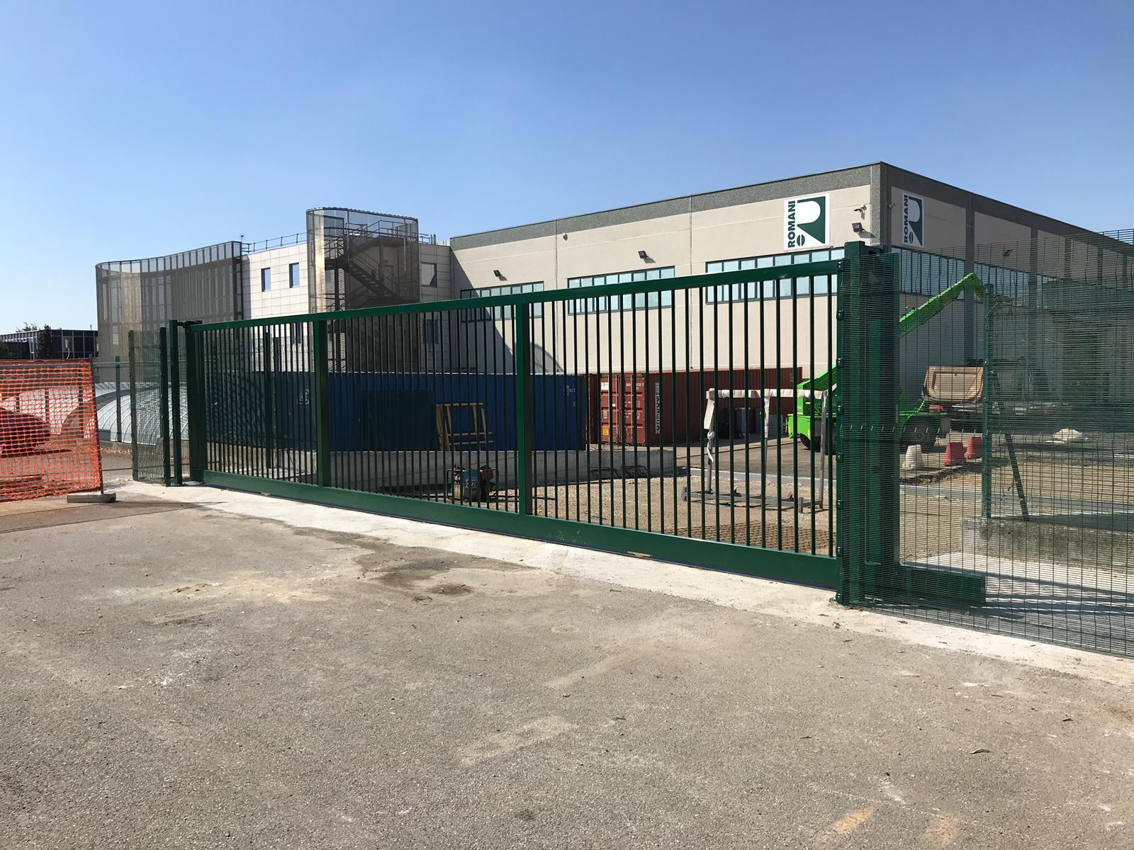 A Tortona in provincia di Alessandria, la <hd>Recinzioni Romagna</hd> ha installato una recinzione per una prestigiosa azienda